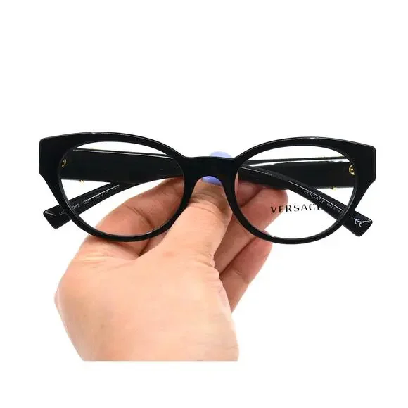 NEW VERSACE VE3282 GB1 BLACK WOMEN AUTHENTIC EYEGLASSES FRAME - Picture 11 of 13